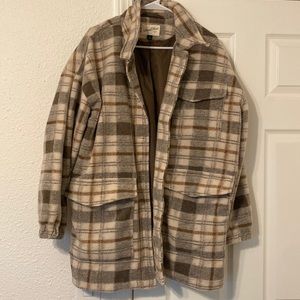 Fall Plaid Shacket L